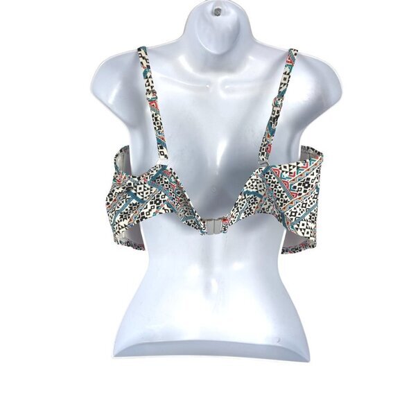 Swimsuits For All Bikini Swim Top Aztec Southwestern Print‎ NWT Women's Size 16 - Picture 4 of 9